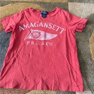 Polo Ralph Lauren Amagansett Nautical Preppy Tee Shirt Boys Size 3T Toddlers
